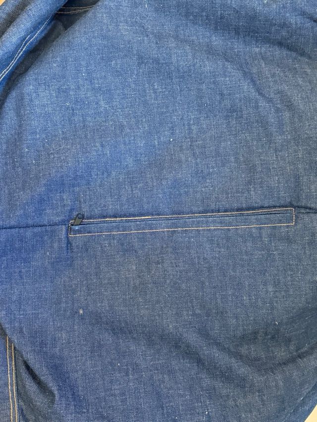 Puf vaquero de bolitas