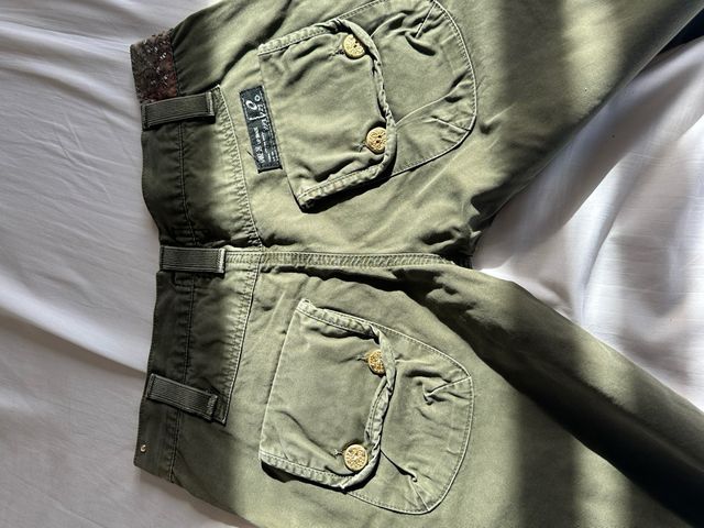 Pantalón Cargo Verde Militar