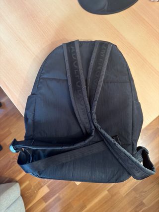 Mochila Adolfo Dominguez Tela Negra Multiusos