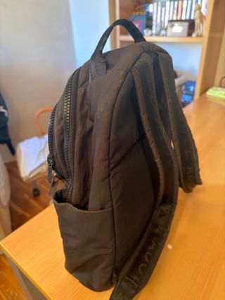 Mochila Adolfo Dominguez Tela Negra Multiusos