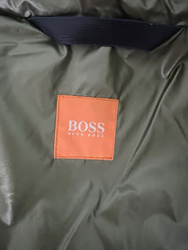 Abrigo Hugo Boss Verde Oliva Brillante
