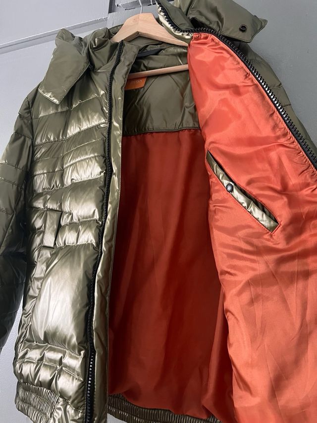 Abrigo Hugo Boss Verde Oliva Brillante