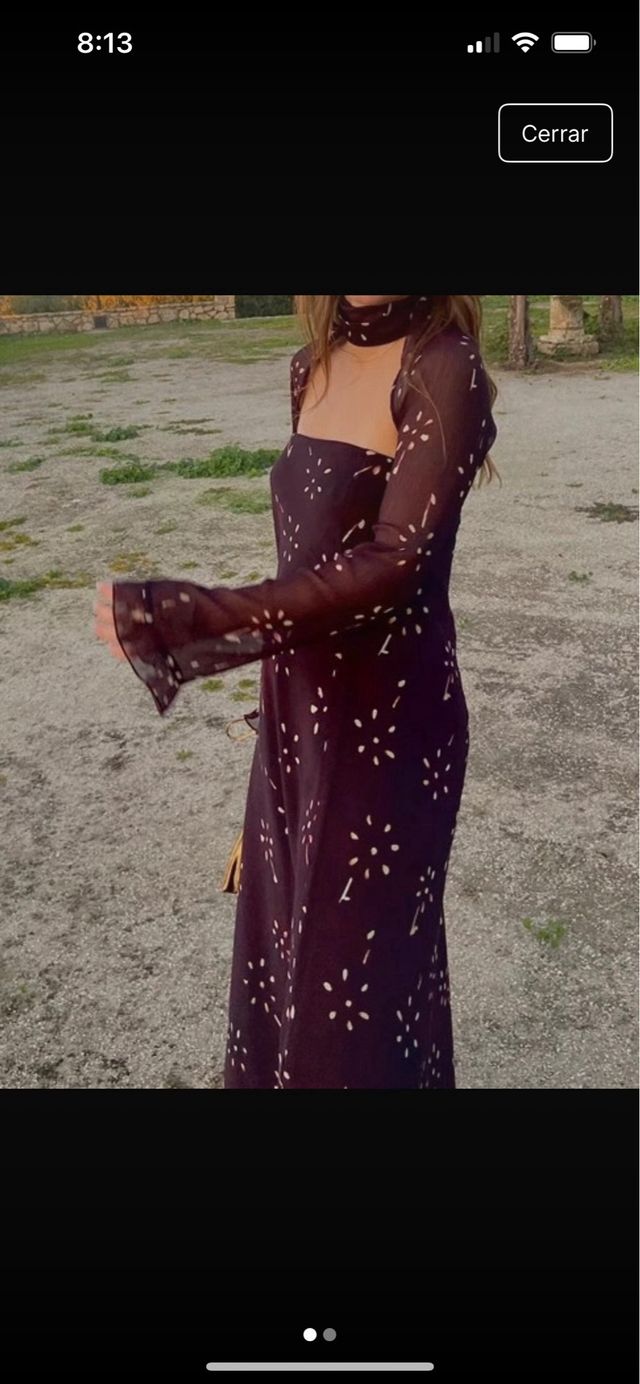 Vestido Baymo invitada talla S