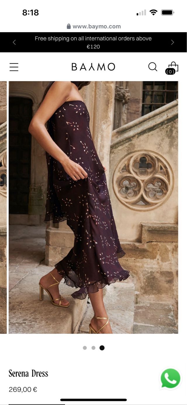 Vestido Baymo invitada talla S