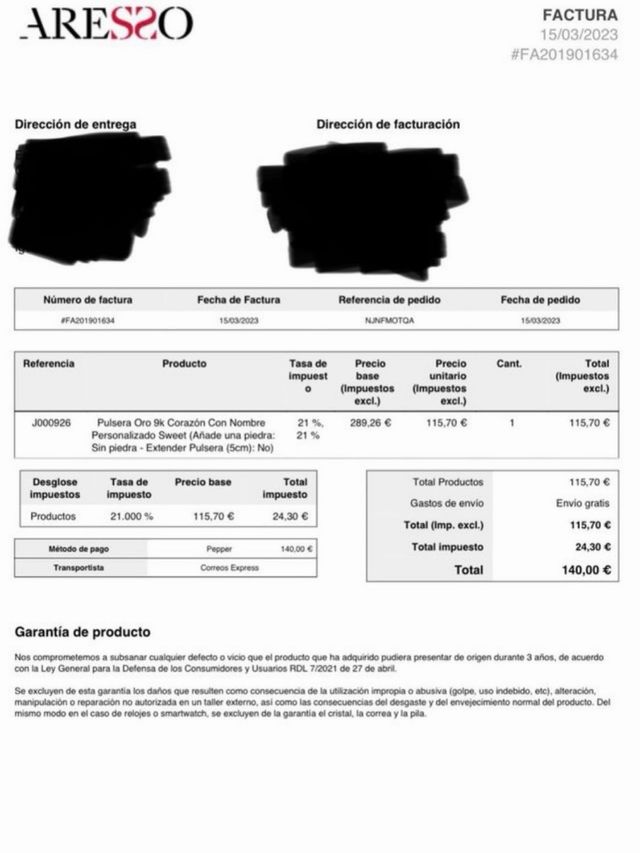 Pulsera oro 9k nombre