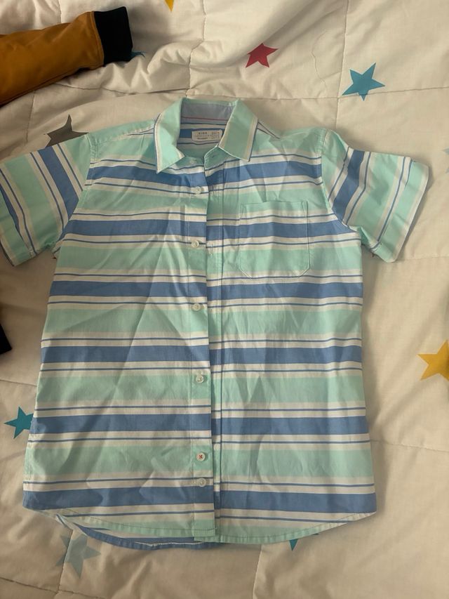 Lote 2 Camisas NUKUTAVAKE Azul Talla 10/14cm