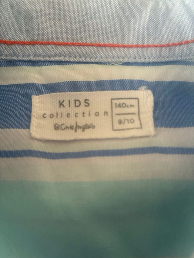 Lote 2 Camisas NUKUTAVAKE Azul Talla 10/14cm