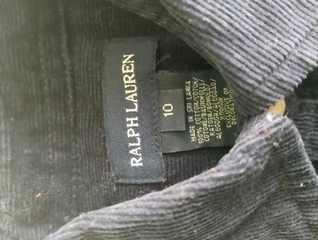 Vestido Ralph Lauren micropana. 10 años.