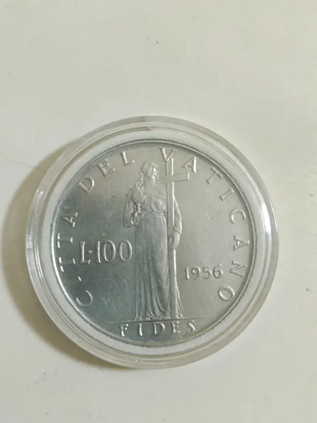 Moneda 100 Liras Vaticano Juan Pablo xvII