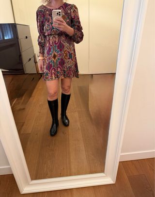 Stivali pioggia Fendi FF monogram