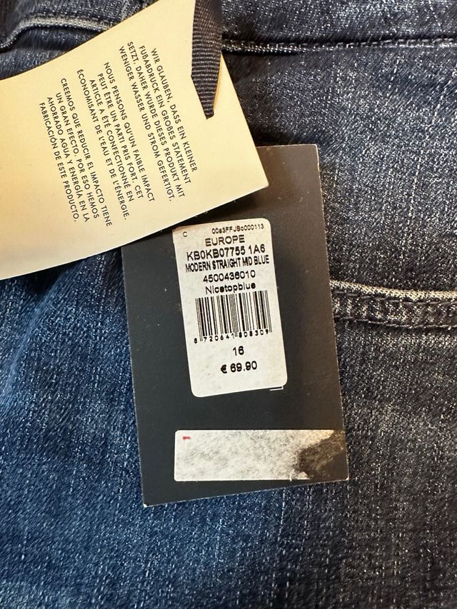 Pantalón vaquero Tommy Hilfiger niño azul