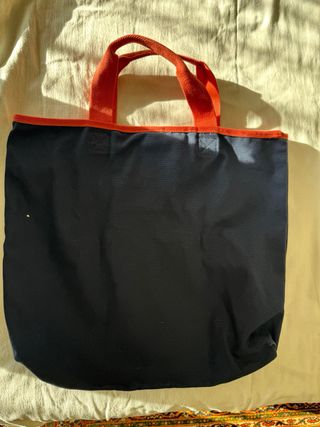 Shopper Timberland Blu con frase