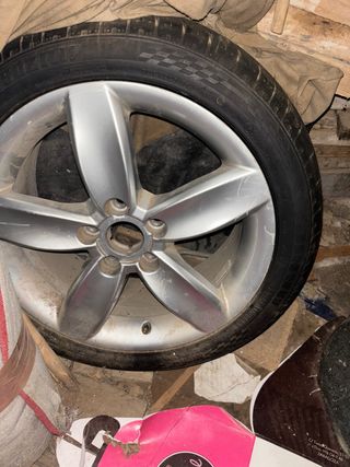 Llanta de León 2 con neumáticos