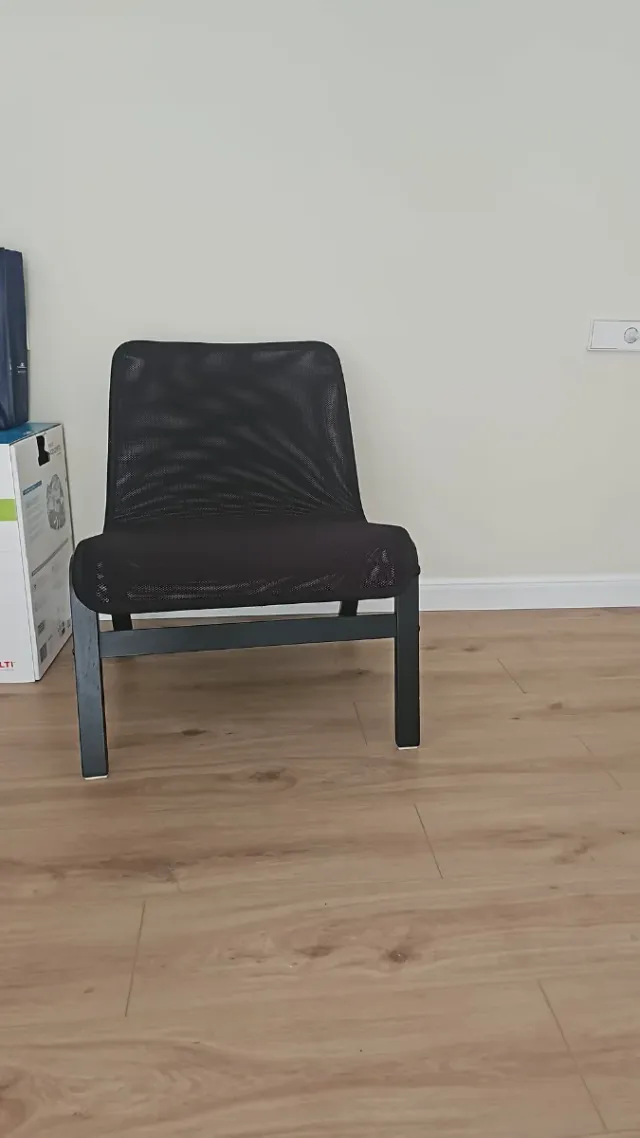 Sillón Ikea Negro Metálico