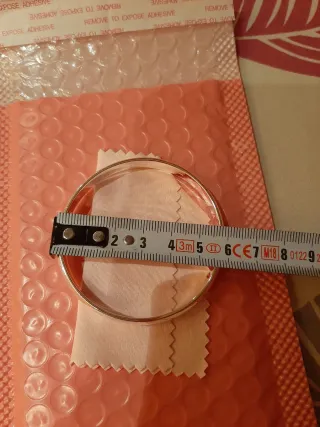 Pulsera Plata 925 Abierta 8mm