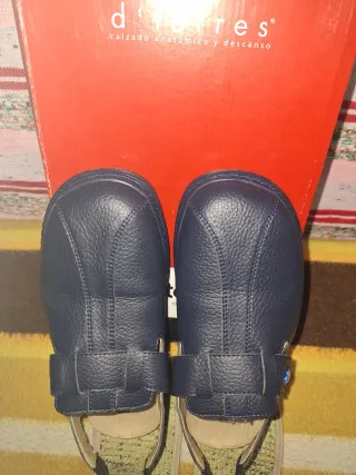 Zuecos D. Torres Antideslizantes Azul Talla 40