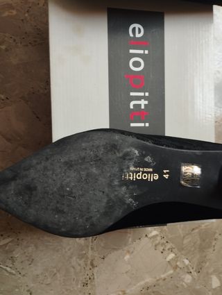 Zapatos de tacón negros talla 41