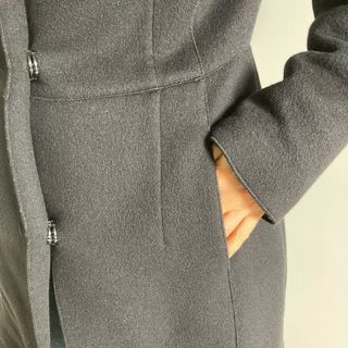 Cappotto Peserico Lana/Angora Nero Tg 46 (IT)