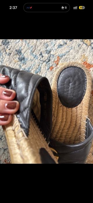 Alpargatas Gucci Mujer Negras