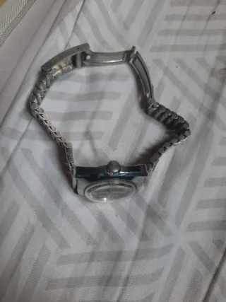 Reloj HMT Verde y Plateado Automático