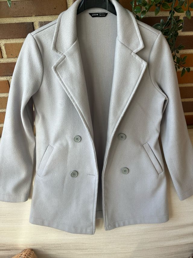 Abrigo gris Shein