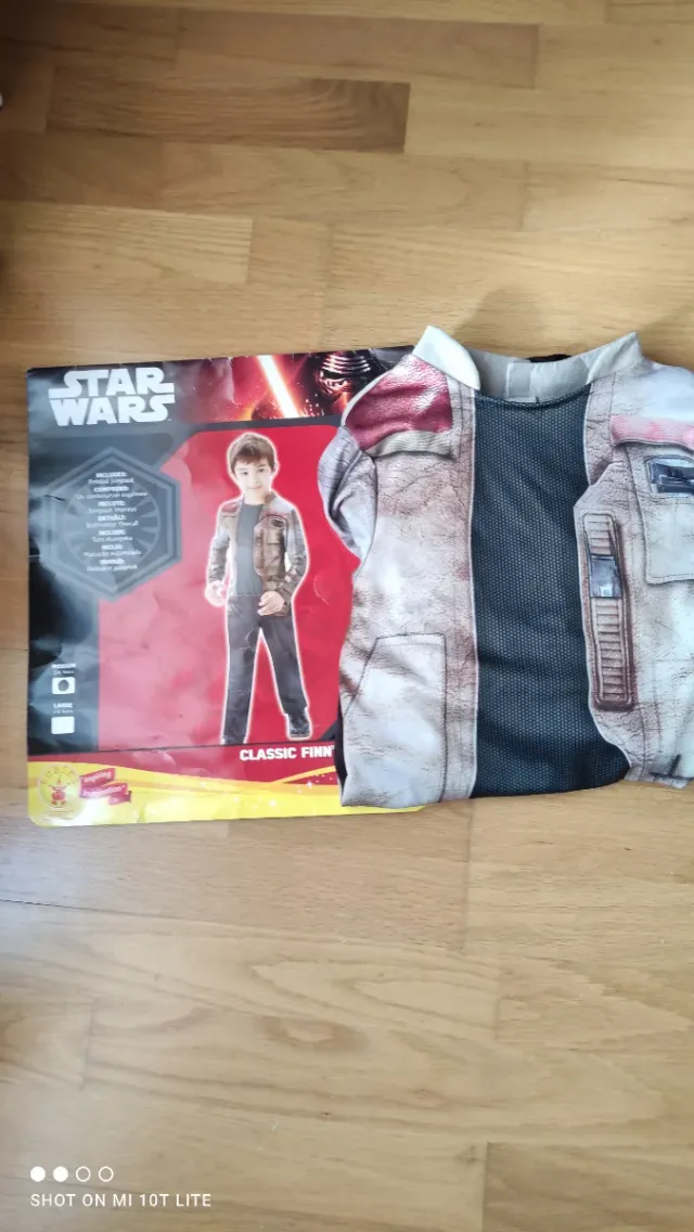 Disfraz Star Wars Clásico Finn Niño Talla 5/6
