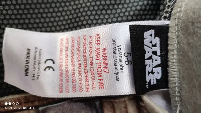 Disfraz Star Wars Clásico Finn Niño Talla 5/6