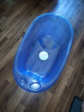 Bañera bebé azul 1 mes - 1 año