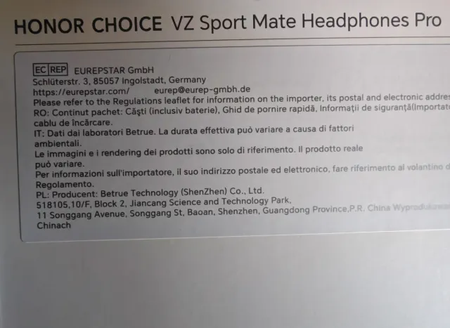 Honor Headphone VZ Choice Pro - Nuevos - tratable