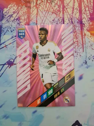 Carta cromo Vini Jr. Edizione Limitata Real Madrid