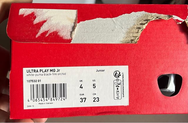 Botas de fútbol para niño N 37