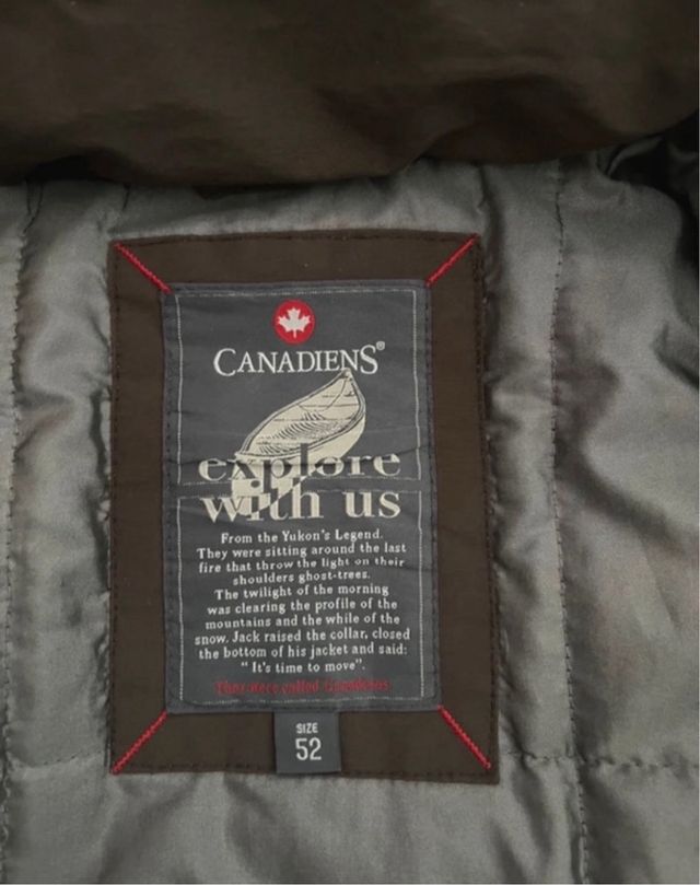 Giubbotto Canadiens marrone