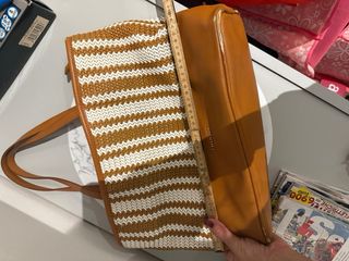 Borsa Twinset marrone e bianca