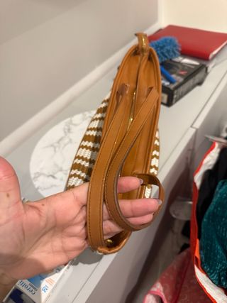 Borsa Twinset marrone e bianca