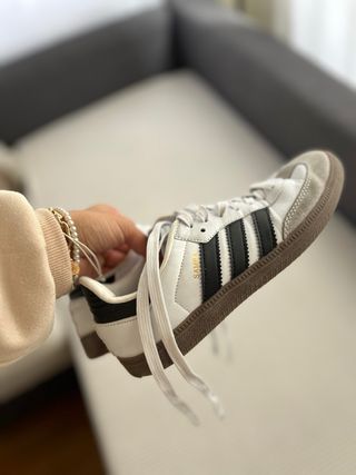 Adidas Samba Gris Blanco Talla 42