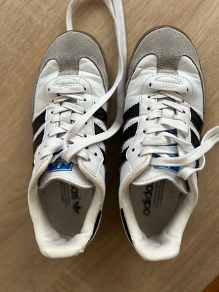 Adidas Samba Gris Blanco Talla 42