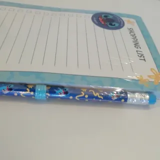 Block notes magnetico di Lilo e Stitch con matita