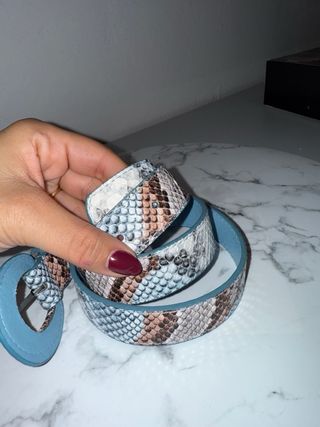 Cintura donna effetto pitone