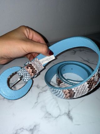 Cintura donna effetto pitone