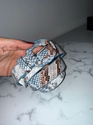 Cintura donna effetto pitone