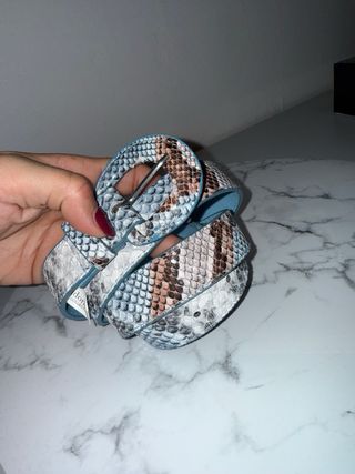 Cintura donna effetto pitone