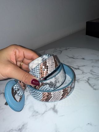 Cintura donna effetto pitone