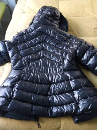 Cazadora azul marino metalizado Talla L