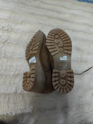 Zapatos Oxford Mujer Beige/Marrón