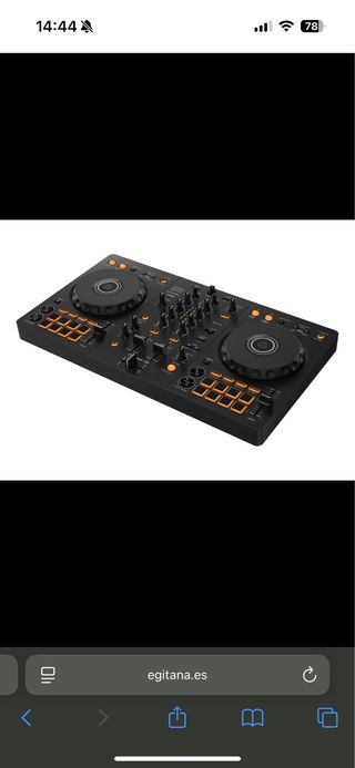 Controlador DJ Pioneer DDJ-FLX4 Negro/Naranja