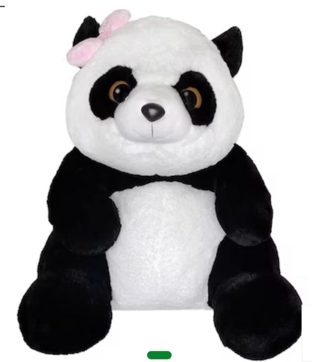 Oso panda peluche con lazo 58 cm