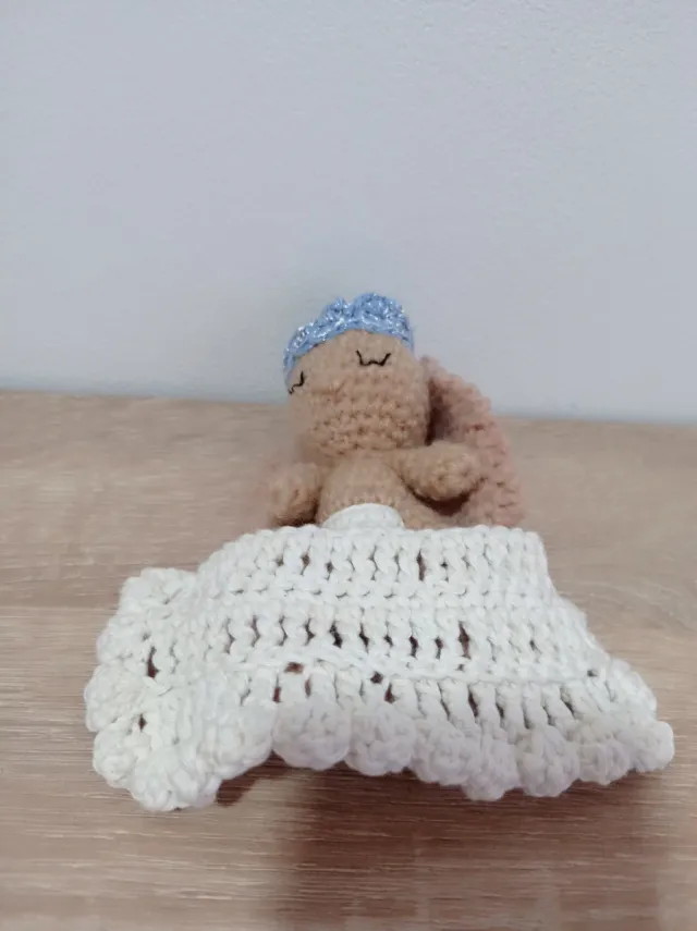 Belén de ganchillo artesanal