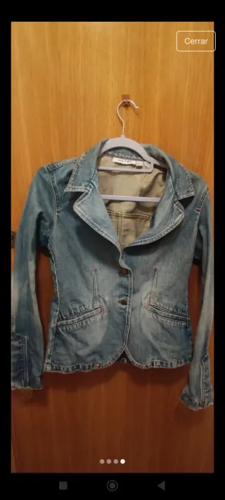 Chaqueta vaquera Zara TRF Talla M