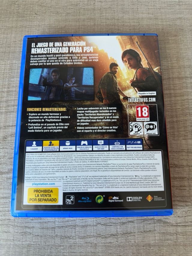 The Last of Us Remasterizado PS4