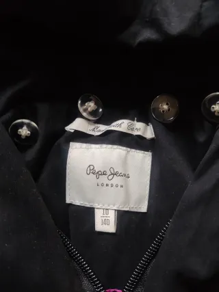 Abrigo niña Pepe Jeans Azul Marino Talla 10/140cm